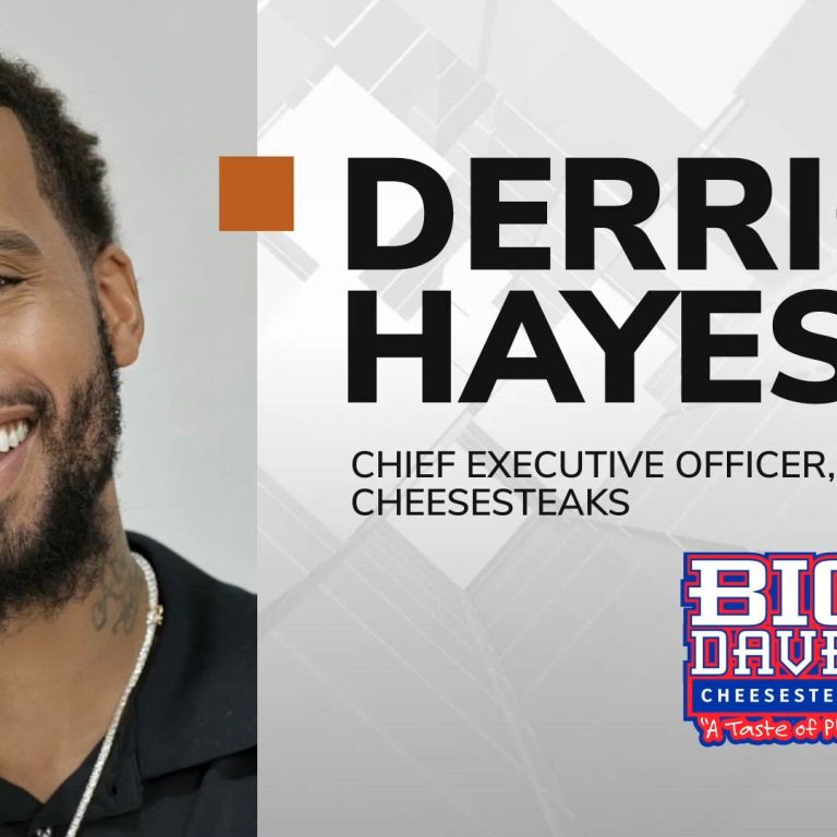 Derrick Hayes: American restaurateur and CEO of Big Dave’s Cheesesteaks